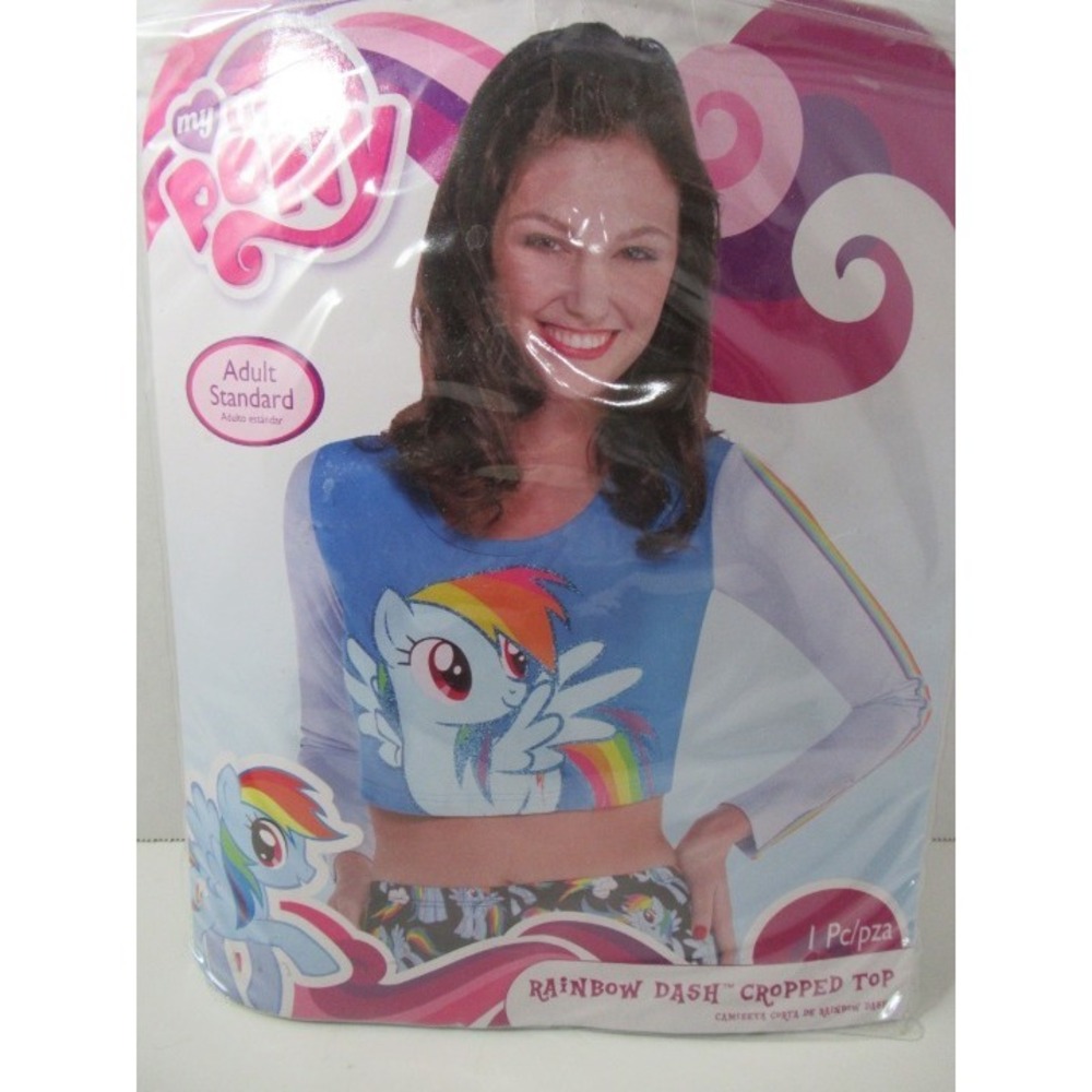My Little Pony Rainbow Dash crop top OS